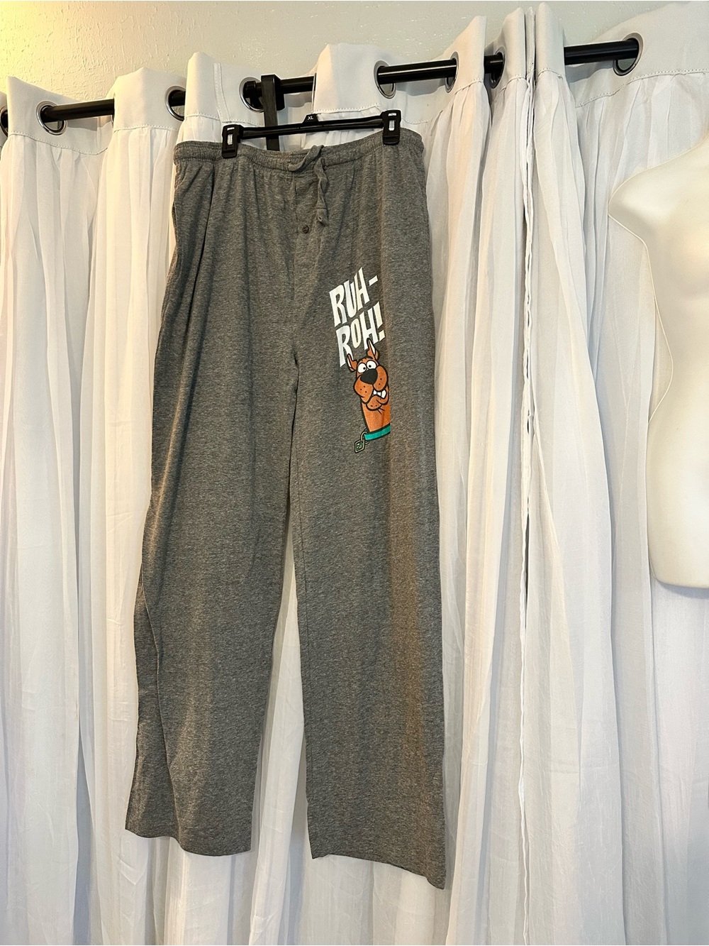 Scooby Doo Men’s Gray Scooby-Doo Lounge Pants Nwot View 5